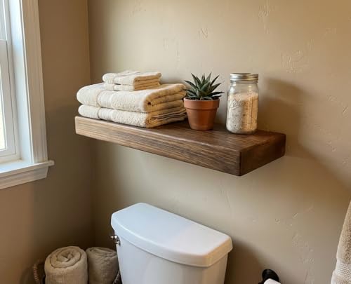 18 Inch Wooden Floating Shelves for Wall