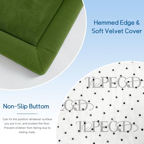Baby Play Mat for Floor Nursery Muscle Area Rug Playroom Rug 74x50" Elastic Foam 1.3" Thick Crawling Mat for Babies