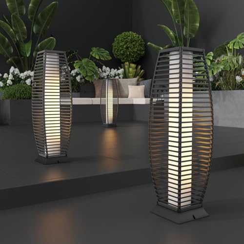 2 Pieces Outdoor Floor Lamp Weather (2 Count)
