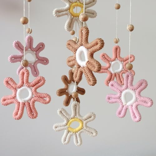 Woven Daisy Mobile for Crib