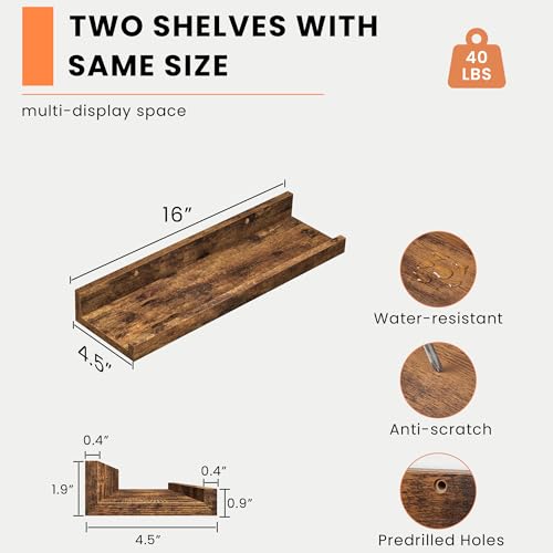 Picture Ledge Shelf (2 Count)