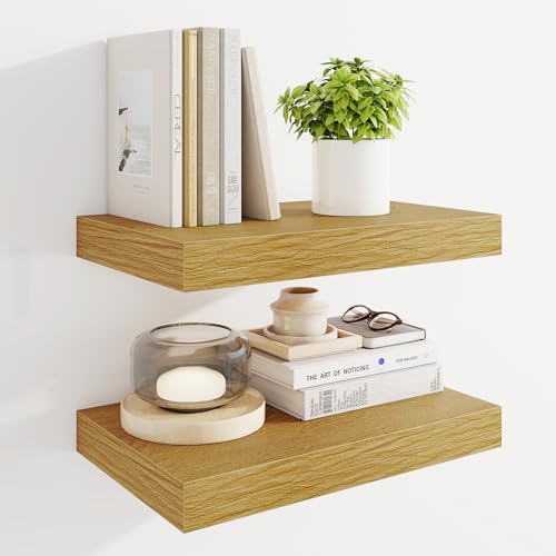 16" Floating Shelves for Wall (2 Count)