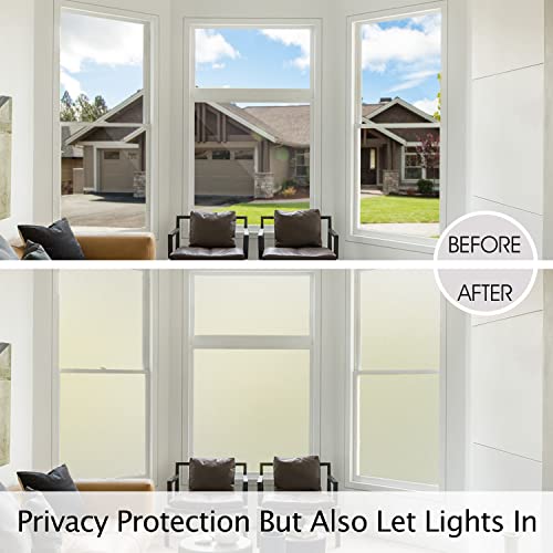 Frosted Glass Window Privacy Film (12.74 Sq Ft)