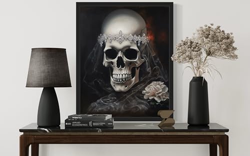 Skull Bride Unframed Poster Art Print