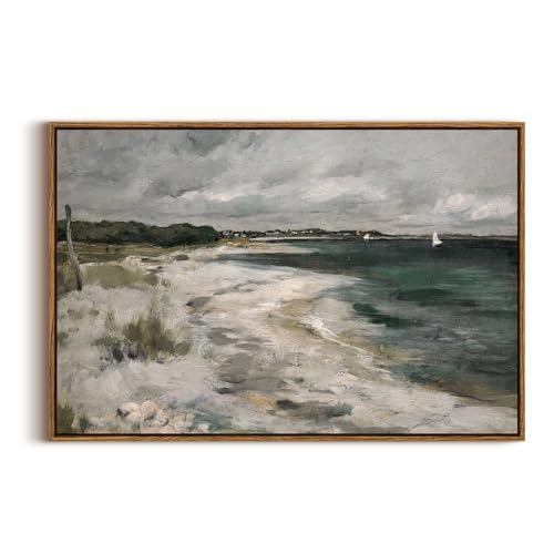 Framed Canvas Wall Art Vintage Decor