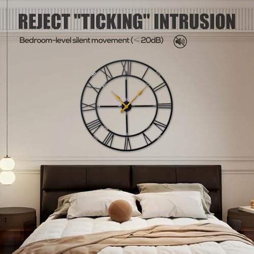 32 Inch Large Silent Wall Clock