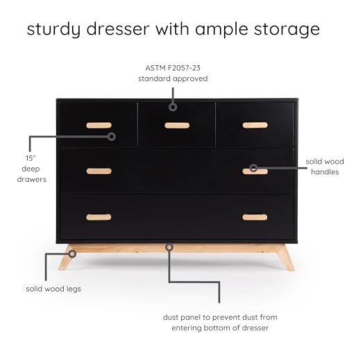 Soho 5 Drawer Dresser for Nursery