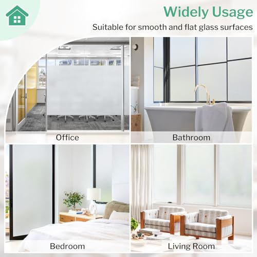 Frosted Glass Window Privacy Film (2777.52 sq inch sq inch)