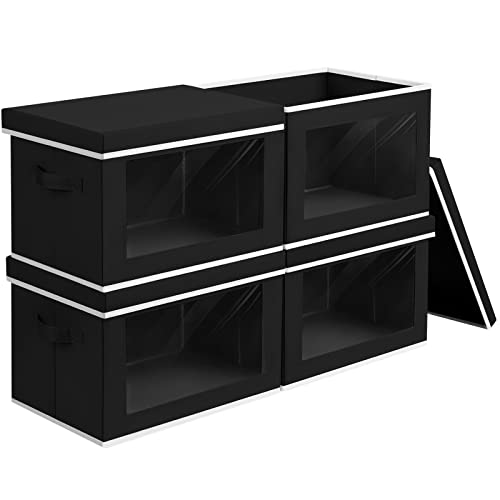 Storage Bins with Lids (4 Count)