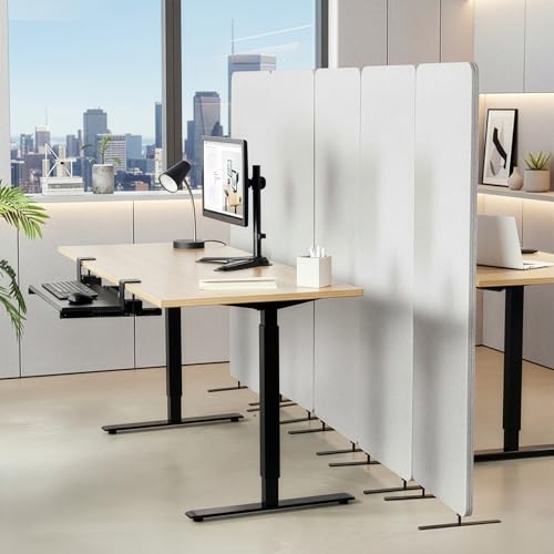 Freestanding 73 x 66 inch Privacy Panel System (3 Count)