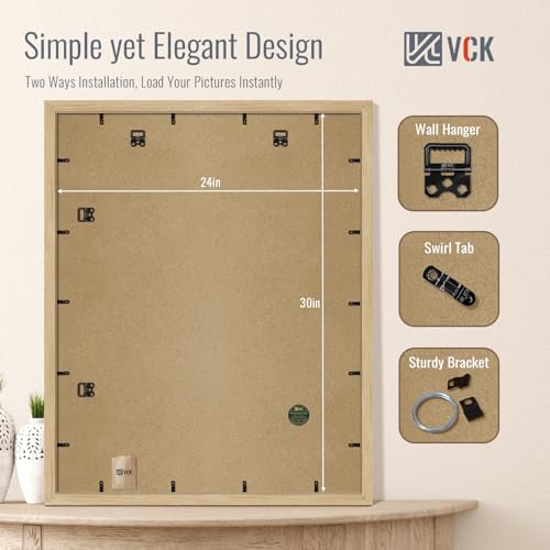 24x30 Frame Oak 4 Pack (4 Count)