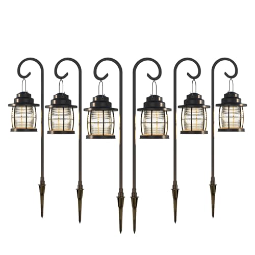 12V Low Voltage Hanging Lantern Pathway Lights 32Lumen 2900K 1.1W 6 Pack (6 Count)