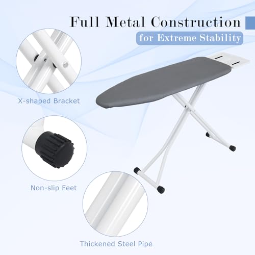 Ironing Board 48" x 13" with Iron Rest