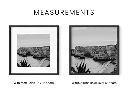 Black Oak Wood 16x16 Picture Frames (9 Count)