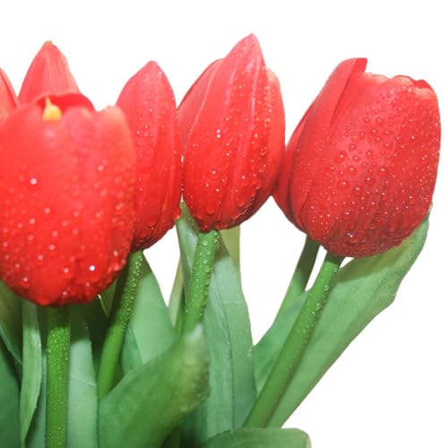15pcs Artificial Tulips Flowers (15 Count)