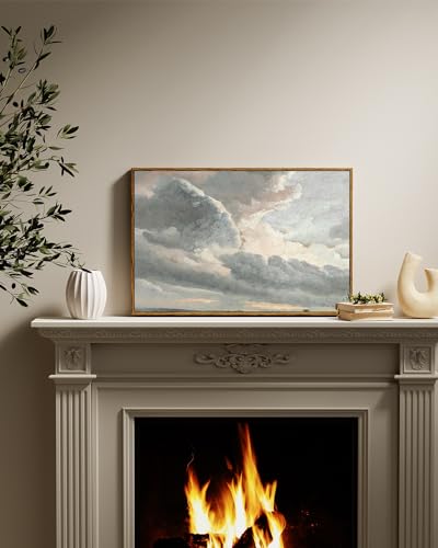 Framed Canvas Wall Art Vintage Decor