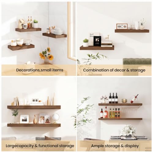 Floating Shelves 9 inch Deep 40”Long Set of 2 (2 Count)