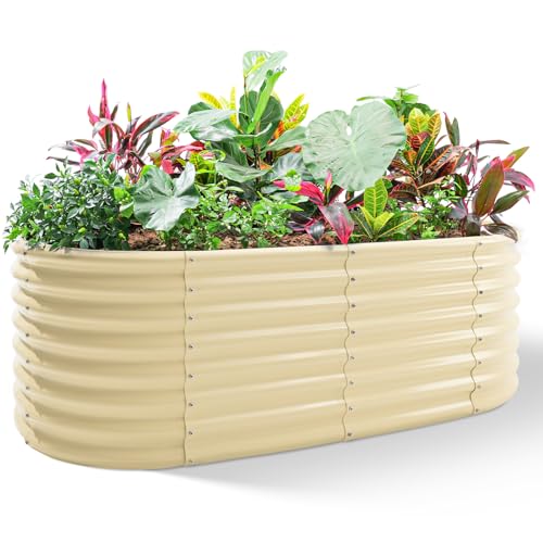 24“ Tall 4×2ft Galvanized Raised Garden Bed Kit