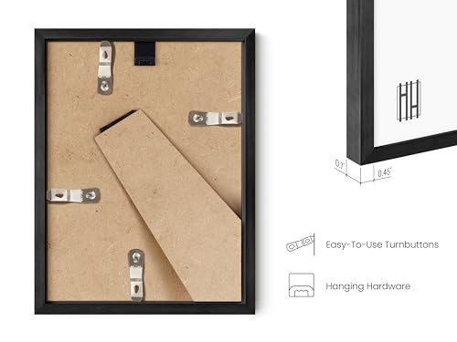 6x8 Black Metal Picture Frame