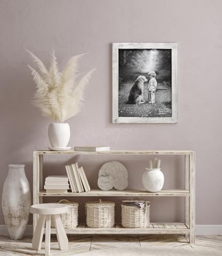 Distressed White 11x14 Picture Frame (2 Count)
