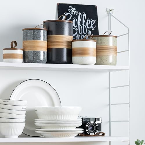 Ceramic Coffee Container with Lid