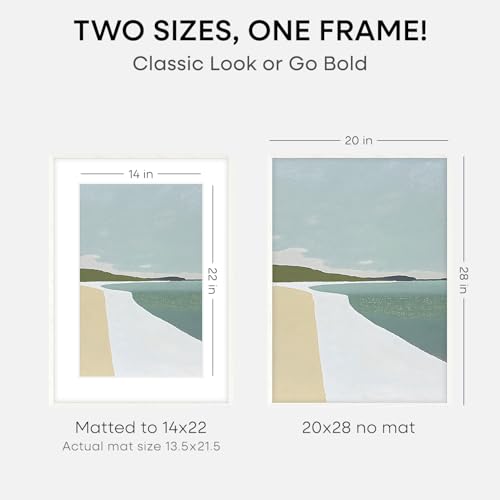20x28 White Oak Picture Frame