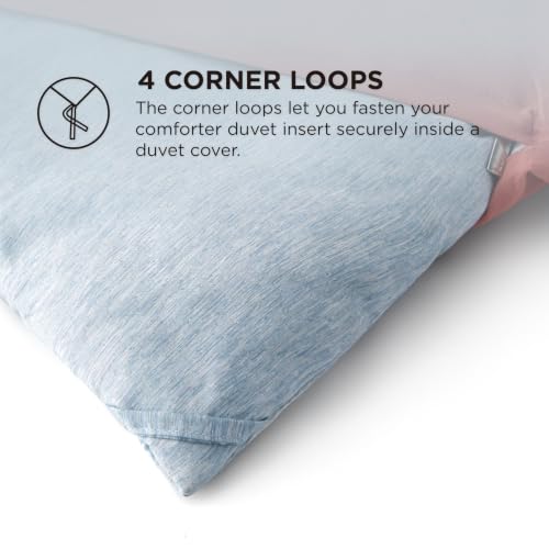 Light Blue Twin Comforter Set