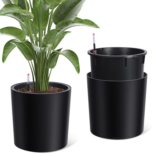 Tall Round Planter Set of 2