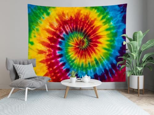 Tie Dye Tapestry Fabric 80L x 60W Inches