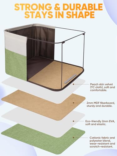 1 Pack Fabric Closet Storage Bins for Shelves