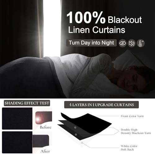 Blackout Curtains 108 Inches Long (2 Count)