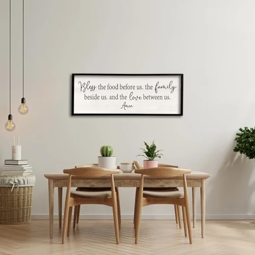 Dining Room Sign Wall Decor Bless the Food Before Us 40"X15"
