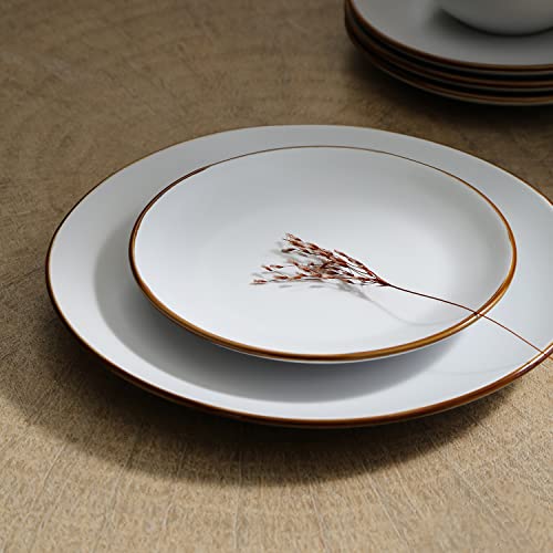 Brasa Stoneware 32 Piece Modern Dinnerware Set