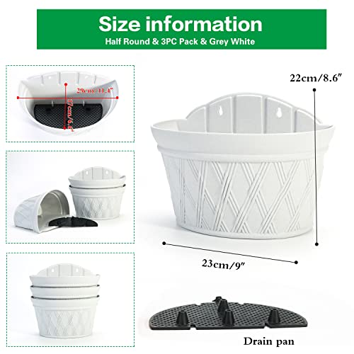 Wall Hanging Planters (3 Count)