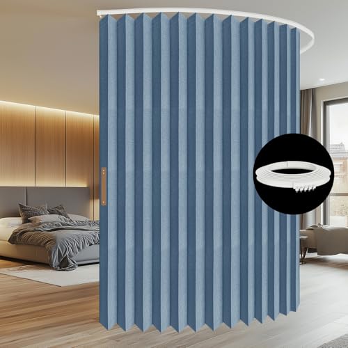 Room Divider Curtain Sets with Flexible Ceiling Track