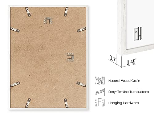 White Oak Wood 12x16 Picture Frames