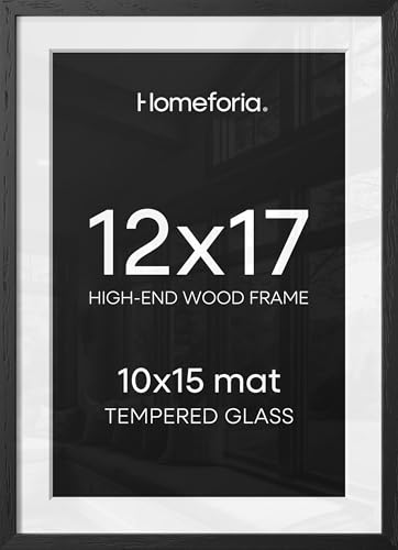 12x17 Black Oak Picture Frame