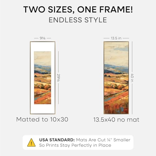 13.5x40 Bronze Picture Frame