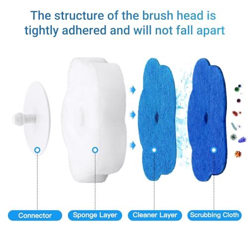 Disposable Toilet Brush Holder Set Toilet Wand (2 Count)