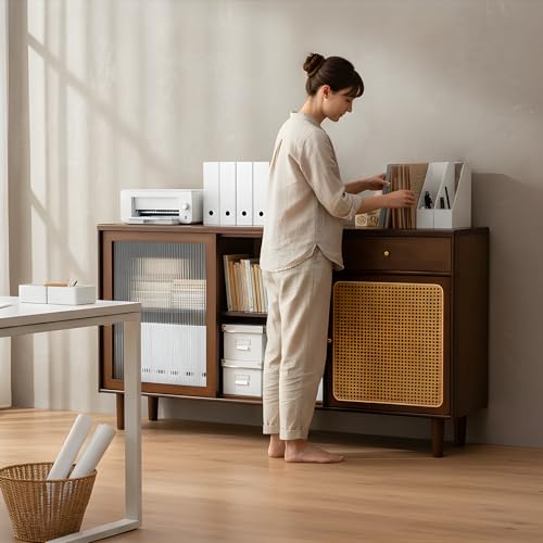 Bamboo Sideboard Buffet Cabinet