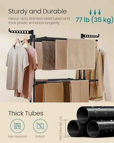 4 Tier Clothes Drying Rack