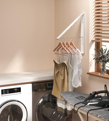 Clothes Drying Rack Wall Mounted (2 Count)