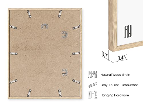 Beige Oak Wood 16x20 Picture Frame (4 Count)
