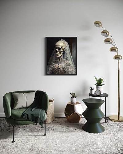 Skull Gown Poster Art Print