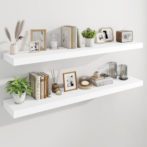 55" Floating Shelves for Wall (2 Count)