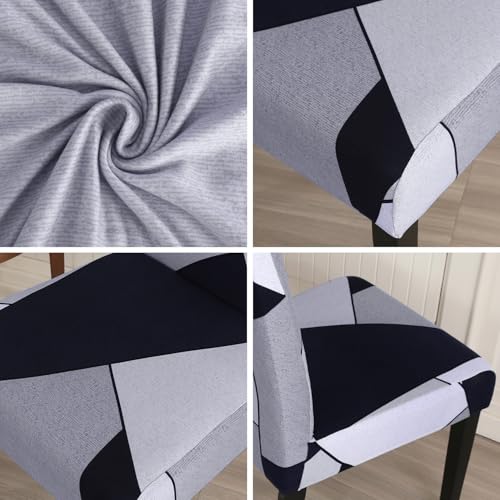 Pattern Chair Covers for Dining Room Set of 4