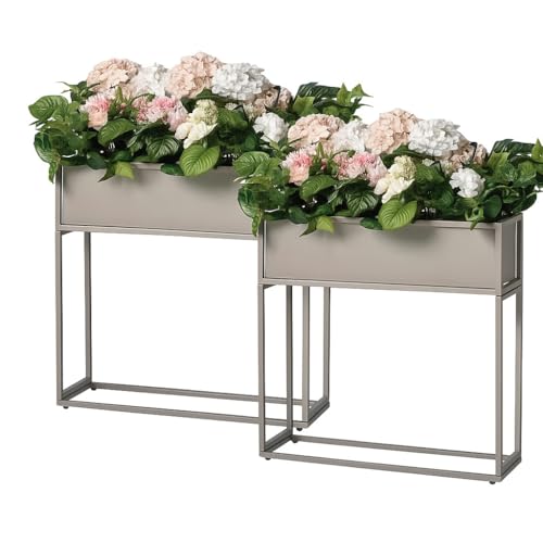Cocoyard Elevated Metal Planter Boxes (2 Count)