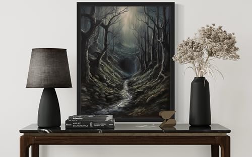Dark Tunnel Poster Art Print