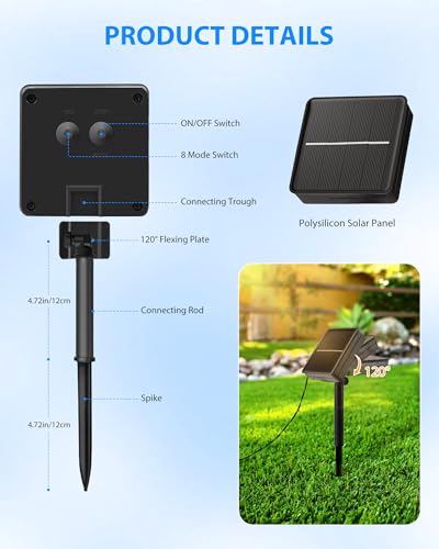 Solar Outdoor String Lights