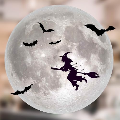 16" x 16" Halloween Large Full Moon Window Cling